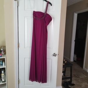 Purple prom dress